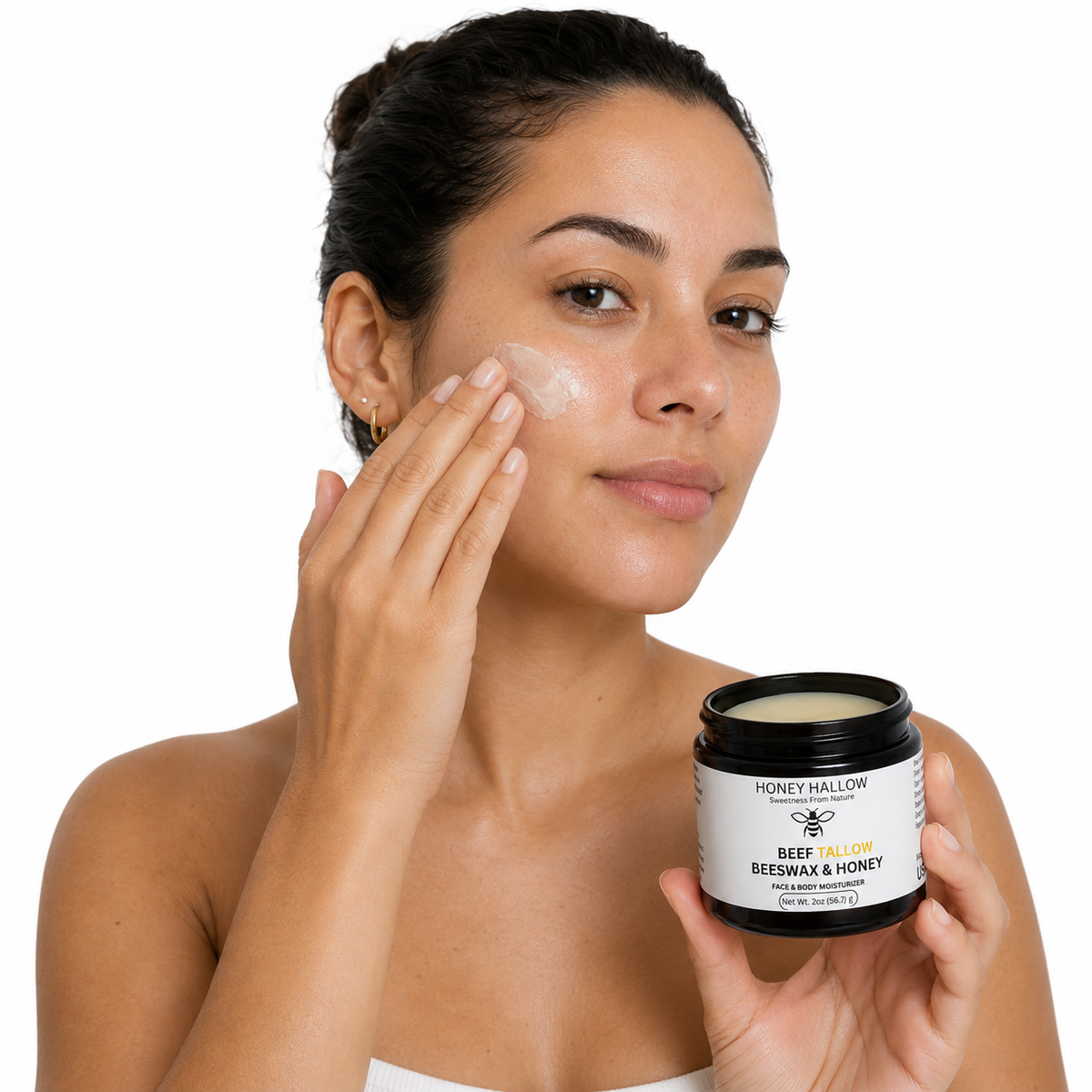 Grass-Fed Beef Tallow Beeswax & Honey Balm – 2 oz