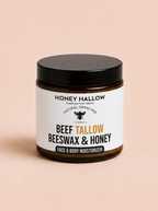 Grass-Fed Beef Tallow Beeswax & Honey Balm – 2 oz
