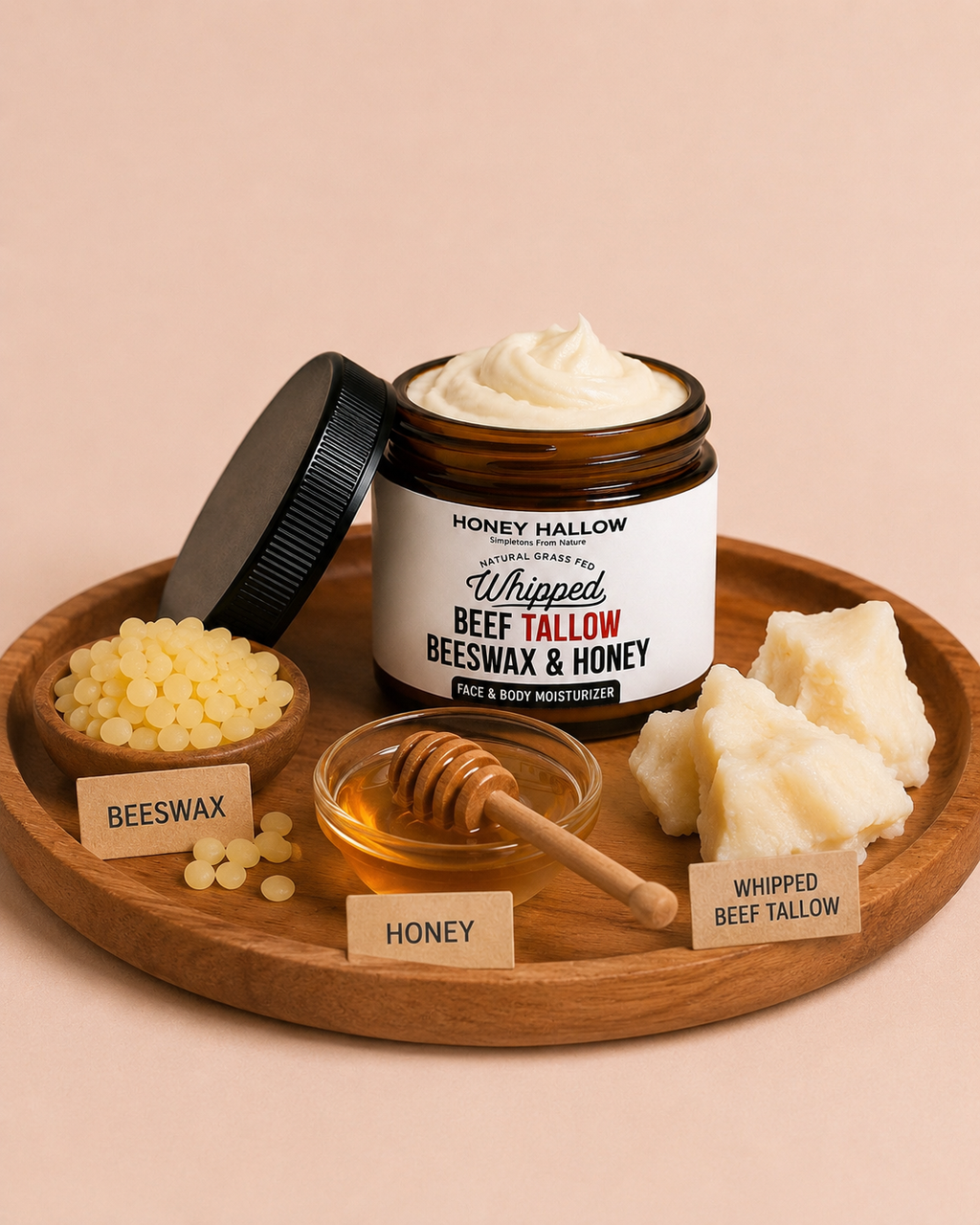 Whipped Tallow Honey Balm 2-oz